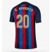 Billige Barcelona Sergi Roberto #20 Hjemmetrøye 2022-23 Kortermet